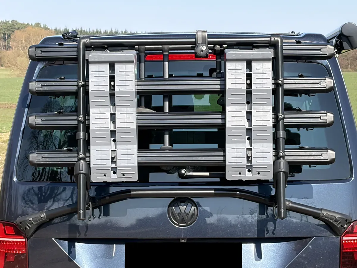 Auffahrkeil Halter Halterung für VW T5 / T6 / T6.1 Fahrradträger Thule - Auffahrkeile Fiamma Anbringung innen