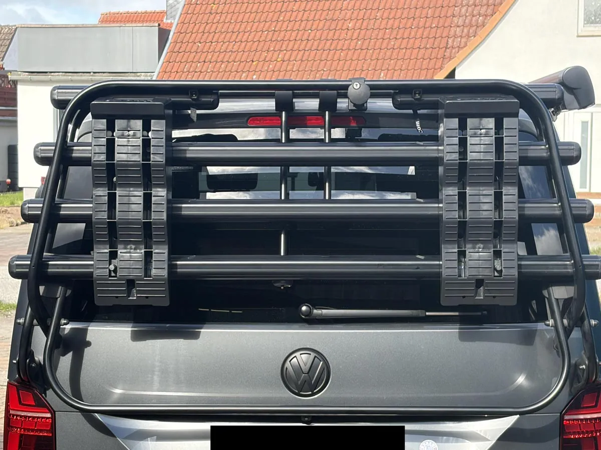 Auffahrkeil Halter Halterung für VW T5 / T6 / T6.1 Fahrradträger Logo - Auffahrkeile Thule