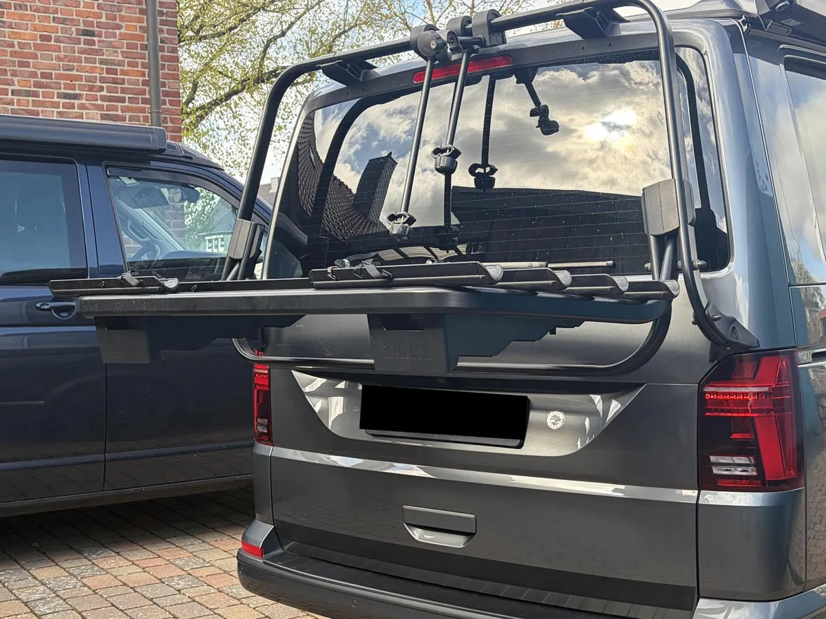 Auffahrkeil Halter Halterung für VW T5 / T6 / T6.1 Fahrradträger Logo - Auffahrkeile Thule